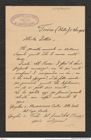 Nachlass Franz Steindachner, Brief von Giuseppe Scarpa an Franz Steindachner (01.10.1906), Inv.Nr. 440.07, Seite 1